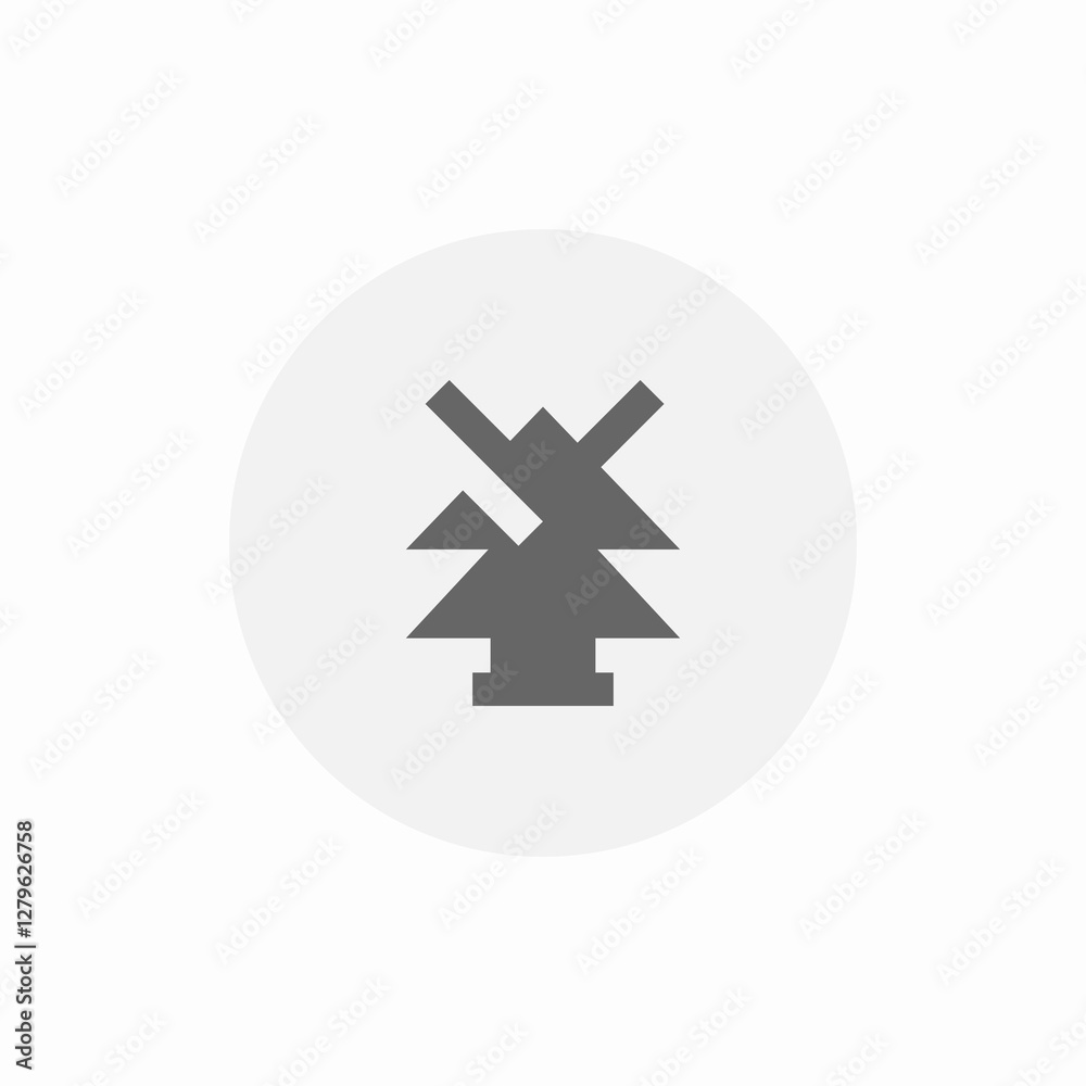 spruce tree icon sign vector spruce tree icon sign vector