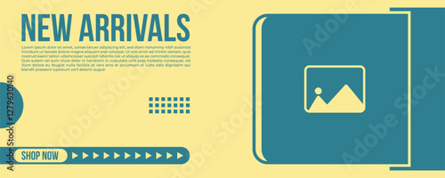 New Arrivals banner design illustration banner