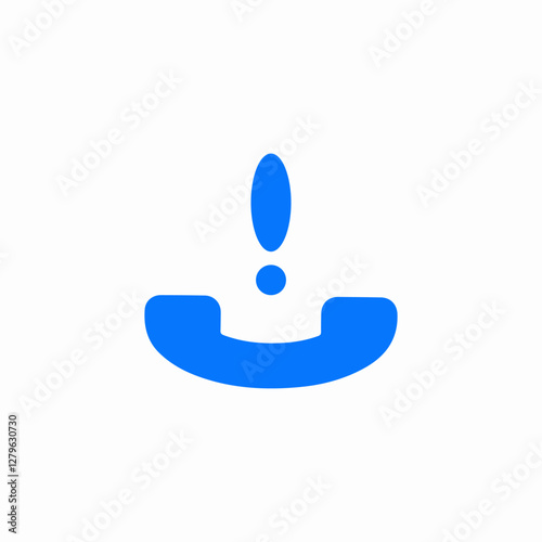 call error icon sign vector
