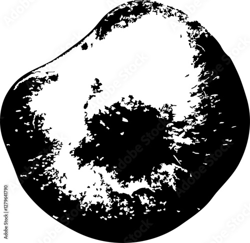 fruta, fotografia en negativo vector, textura y claridad.