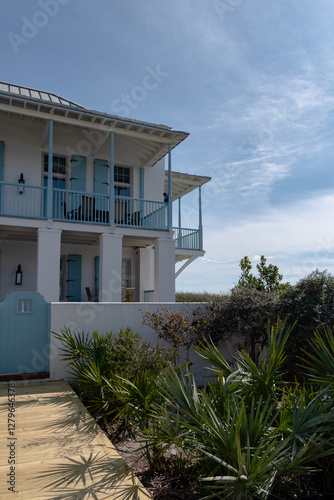Beautiful beachfront home in Rosemary Beach FL with rustic charm