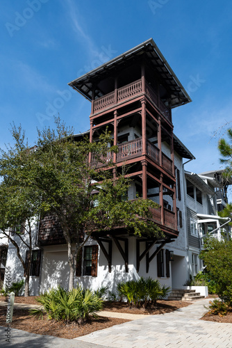 Beautiful beachfront home in Rosemary Beach FL with rustic charm