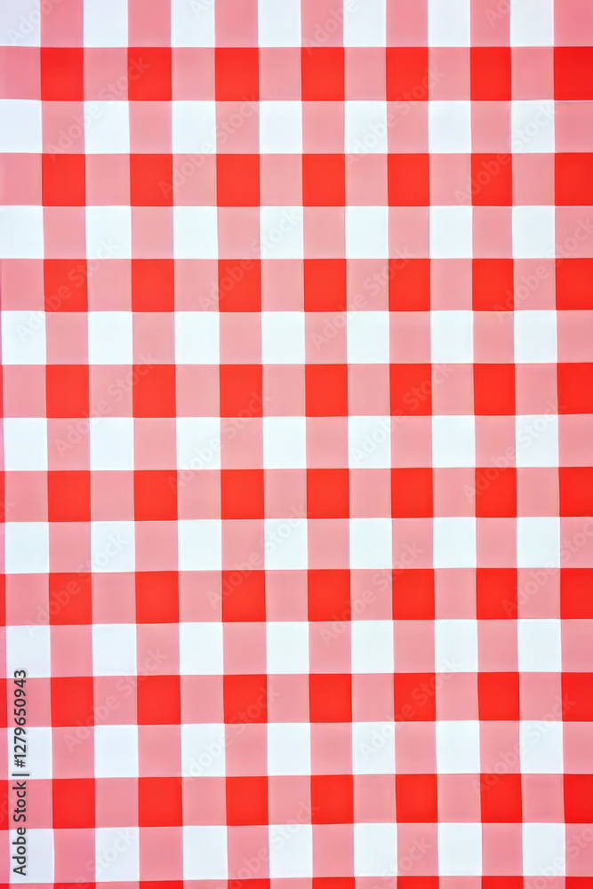 A classic gingham checkered pattern in bright red and white, evoking summer picnic vibes. The clean lines and symmetry make it a timeless and versatile design. A classic gingham checkered pattern in bright red and white, evoking summer picnic vibes. The clean lines and symmetry make it a timeless and versatile design.