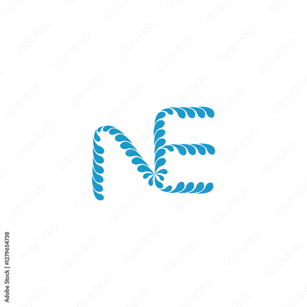 EN NE Letter Logo Design with a Minimalist Flair EN NE Letter Logo Design with a Minimalist Flair