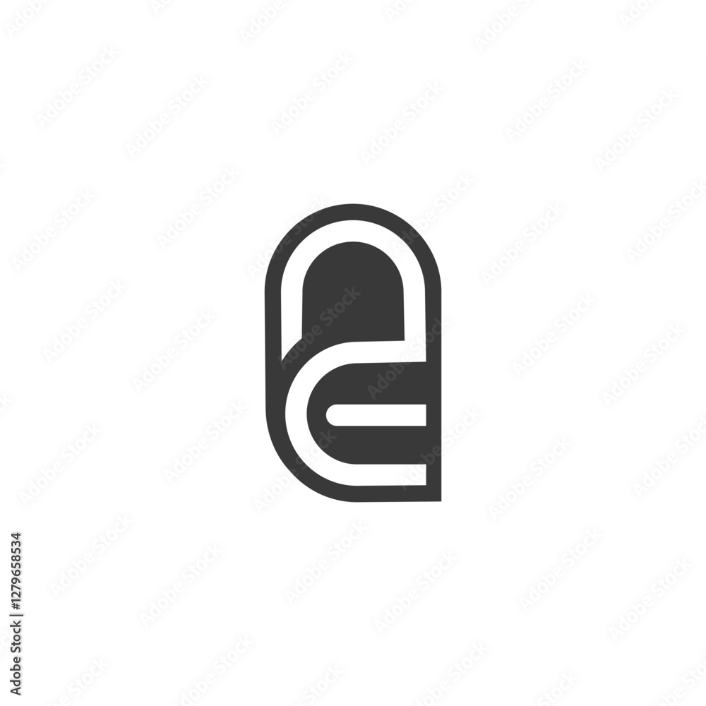 Creative Monogram Logo of EN and NE for Versatile Branding Creative Monogram Logo of EN and NE for Versatile Branding