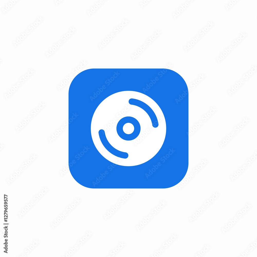 music record icon sign vector music record icon sign vector