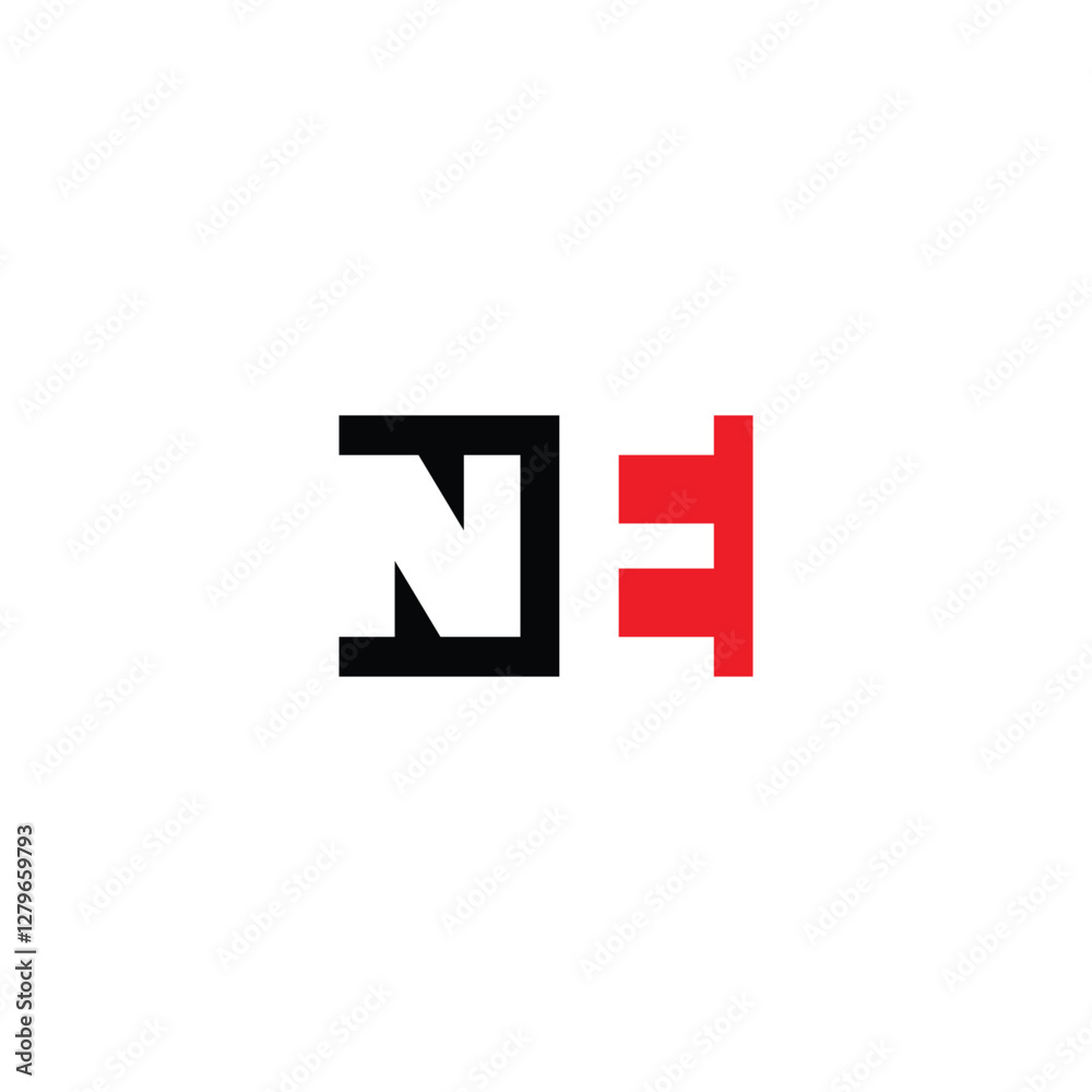 Professional EN NE Initial Monogram Letter Logo Design Professional EN NE Initial Monogram Letter Logo Design