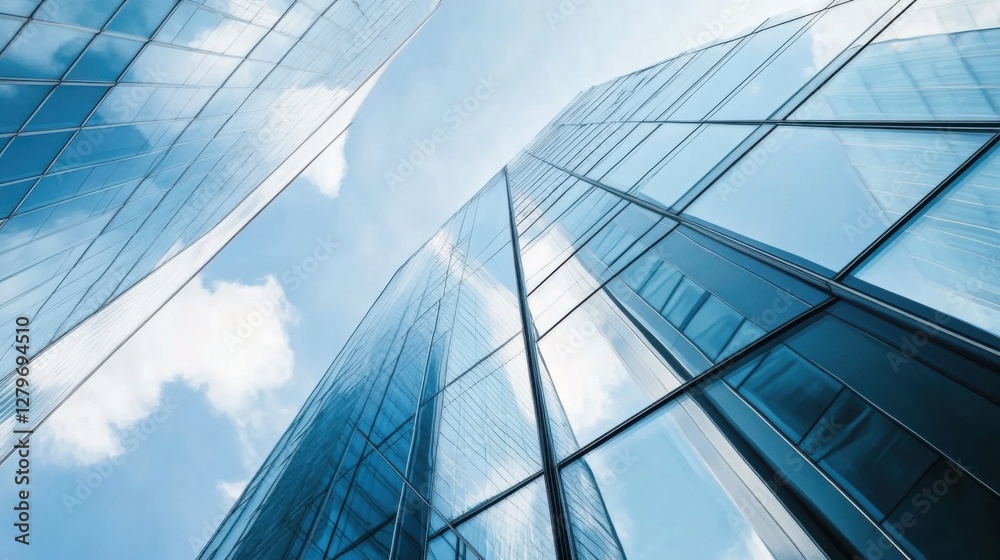 Glass skyscraper
