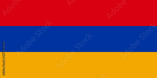 A vector flag of Armenia with accurate dimensions and official color. File can be used for digital editing and/or printing of any size
