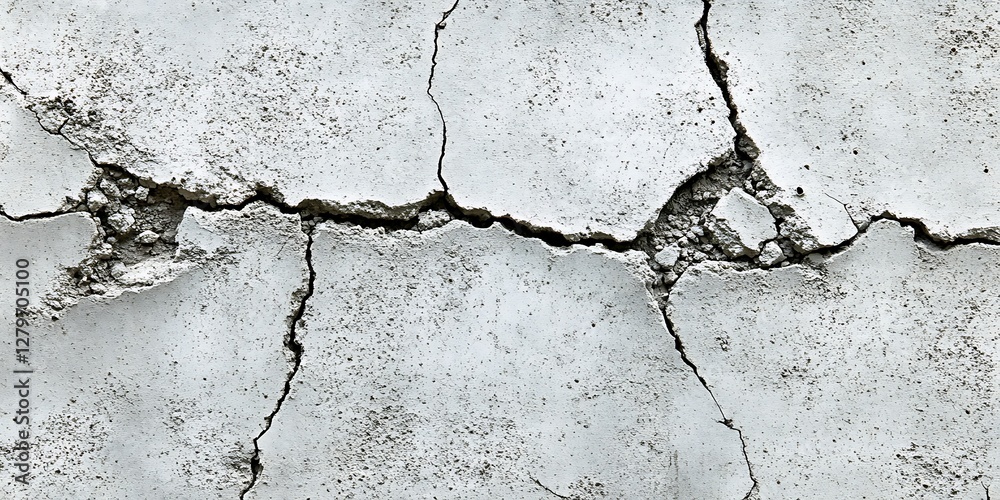 Fototapeta premium Cracked Concrete Surface