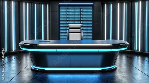Next-Gen Executive Office Futuristic Design Creating an Inspiring Workspace for Leaders