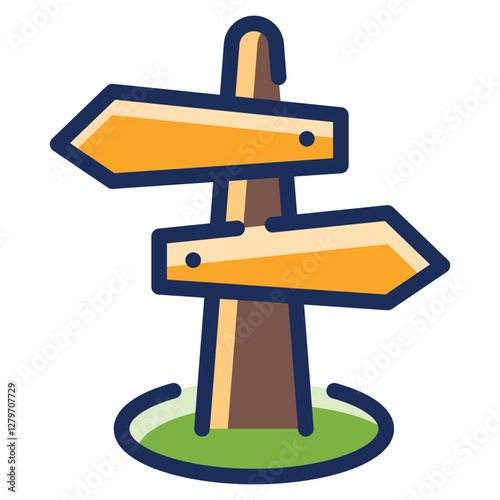Direction Sign Icon