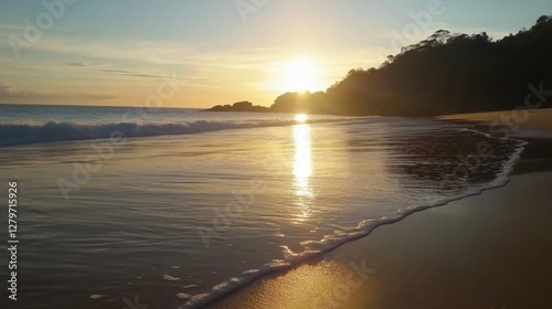 Sunset on the beach