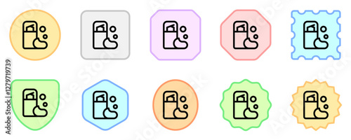 Editable shaving cream vector icon. Barbershop, lifestyle, grooming. Part of a big icon set family. Perfect for web and app interfaces, presentations, infographics, etc