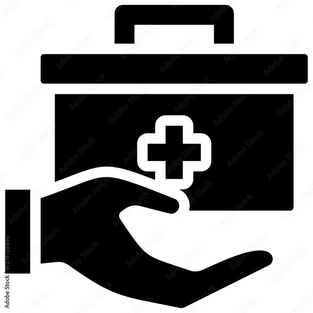 Obraz premium Emergency Kit Icon