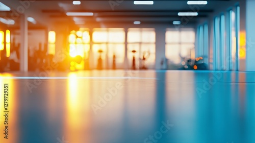 Obraz na płótnie Empty gym with workout equipment