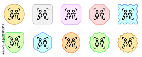 Editable life simulation game, people, couple vector icon. Video game, game elements. Part of a big icon set family. Perfect for web and app interfaces, presentations, infographics, etc
