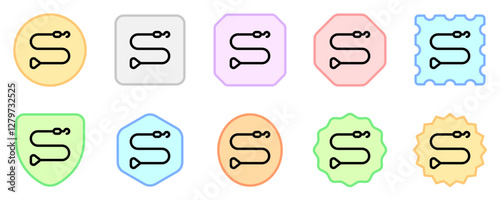 Editable leash vector icon. Veterinary, animal, pet care, pet shop. Part of a big icon set family. Perfect for web and app interfaces, presentations, infographics, etc