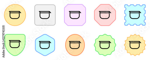Editable makeup pouch vector icon. Cosmetics, makeup, skincare, beauty. Part of a big icon set family. Perfect for web and app interfaces, presentations, infographics, etc