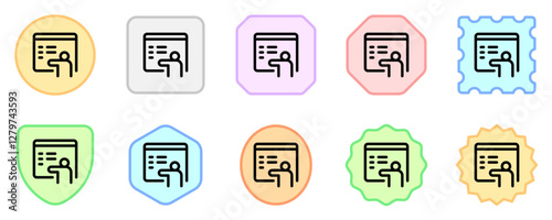 Editable online teacher, tutor, trainer vector icon. Online learning, course, tutorial. Part of a big icon set family. Perfect for web and app interfaces, presentations, infographics, etc