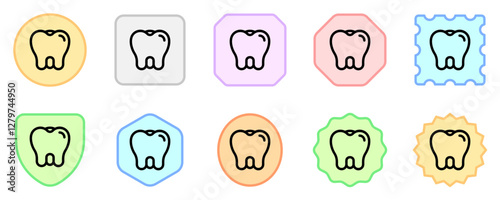 Editable molar, premolar, tooth vector icon. Dentistry, healthcare, medical. Part of a big icon set family. Perfect for web and app interfaces, presentations, infographics, etc