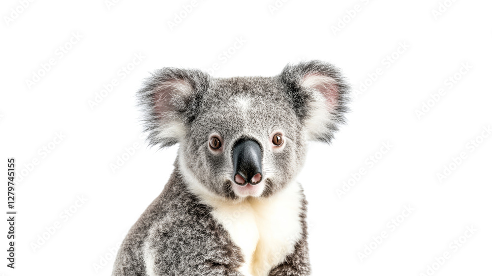 Fototapeta premium Koala relaxing curiously in Australia