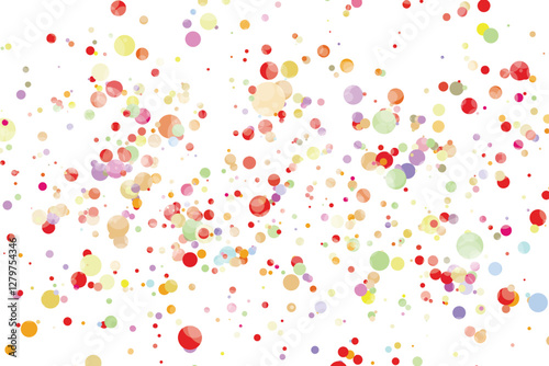 Light multicolor background, colorful vector texture with circles. Splash effect banner. Glitter silver dot abstract illustration with blurred drops of rain. Pattern for web page, banner,poster, card.