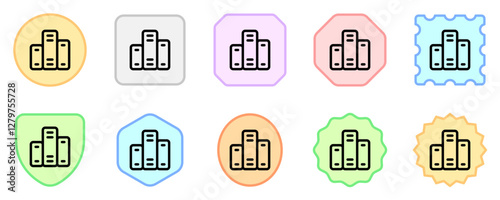 Editable archive, document, folder vector icon. Part of a big icon set family. Perfect for web and app interfaces, presentations, infographics, etc