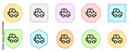 Editable off-road car vector icon. Vehicles, transportation, travel. Part of a big icon set family. Perfect for web and app interfaces, presentations, infographics, etc