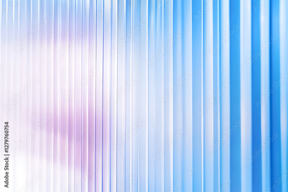 Obraz premium Abstract Blue Vertical Lines and Subtle Hues in Modern Art Design