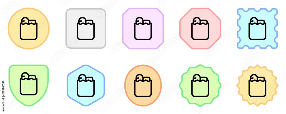 Editable groceries vector icon. Part of a big icon set family. Perfect for web and app interfaces, presentations, infographics, etc Editable groceries vector icon. Part of a big icon set family. Perfect for web and app interfaces, presentations, infographics, etc