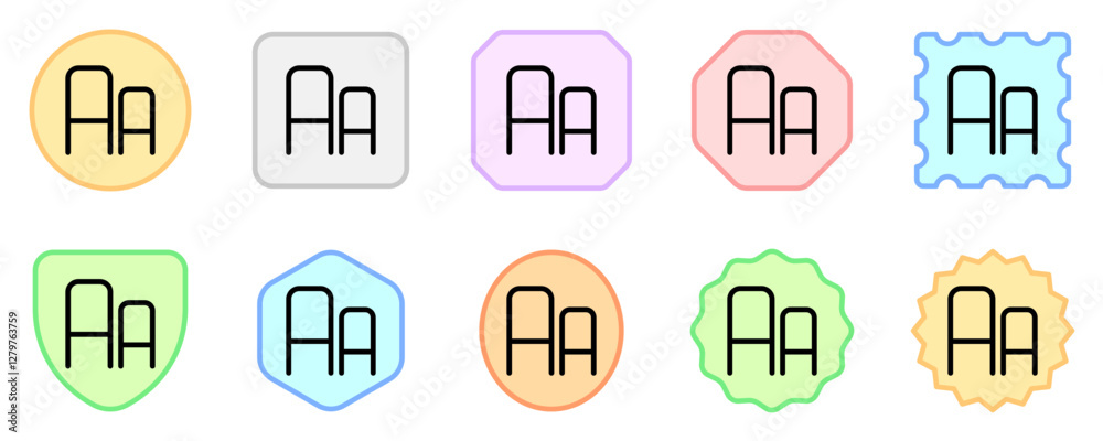 Editable font size vector icon. Part of a big icon set family. Perfect for web and app interfaces, presentations, infographics, etc