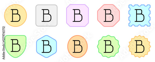 Editable bold text format vector icon. Part of a big icon set family. Perfect for web and app interfaces, presentations, infographics, etc