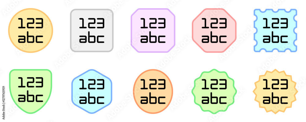 Editable data format alphabet number vector icon. Part of a big icon set family. Perfect for web and app interfaces, presentations, infographics, etc Editable data format alphabet number vector icon. Part of a big icon set family. Perfect for web and app interfaces, presentations, infographics, etc