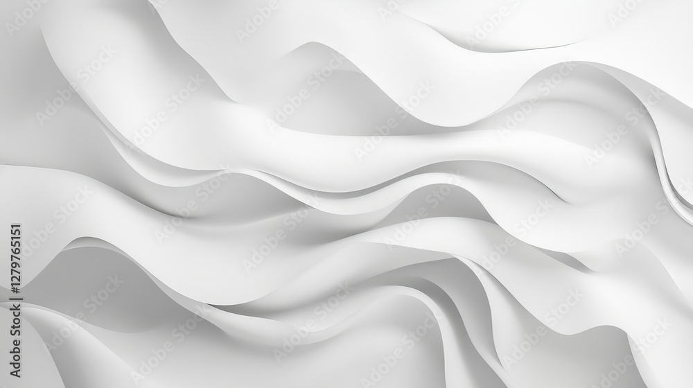 White Abstract Wave Pattern Minimalist Design White Abstract Wave Pattern Minimalist Design