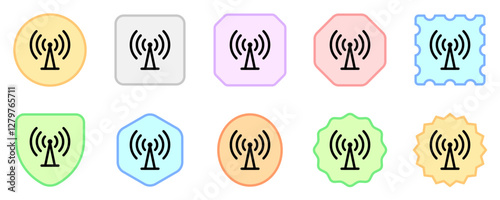 Editable vector wifi tower signal icon. Part of a big icon set family. Perfect for web and app interfaces, presentations, infographics, etc