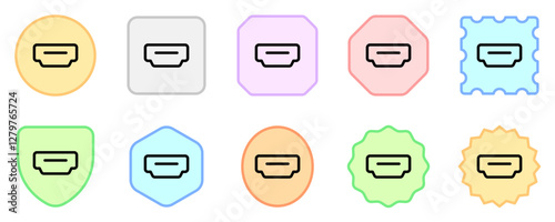 Editable vector hdmi cable port icon. Part of a big icon set family. Perfect for web and app interfaces, presentations, infographics, etc