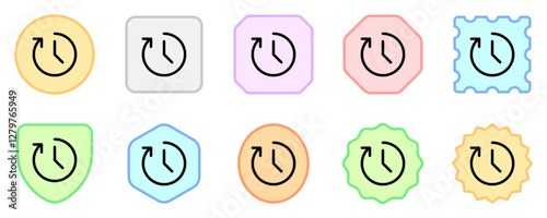 Editable vector nonstop time service hours icon. Part of a big icon set family. Perfect for web and app interfaces, presentations, infographics, etc