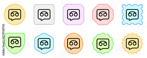 Vector voicemail, voice record icon. Black, white background. Perfect for app and web interfaces, infographics, presentations, marketing, etc.