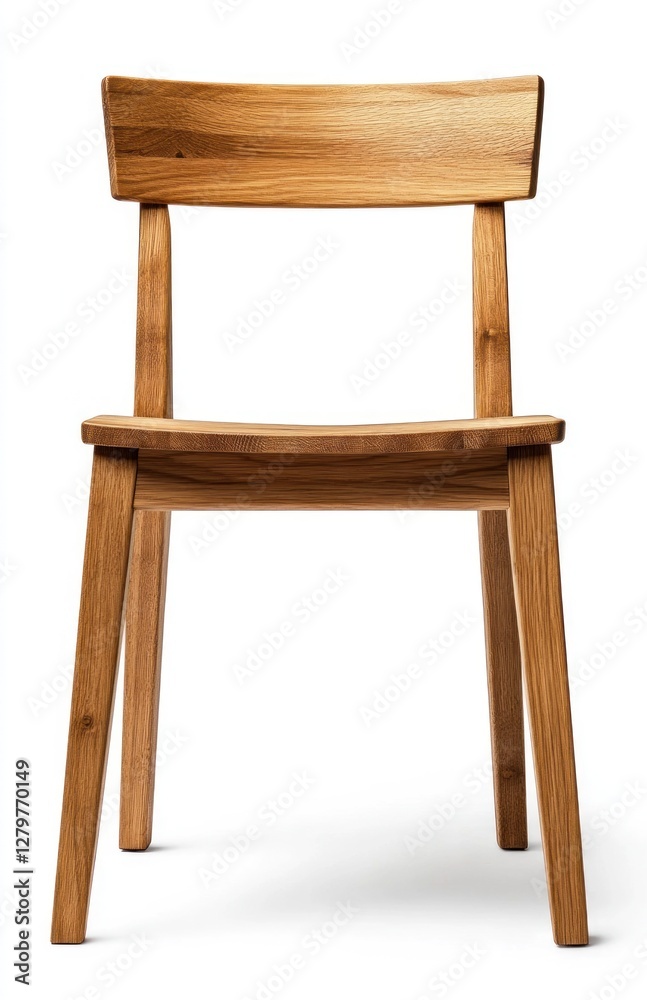 Simple wooden chair isolated on white. (1) Simple wooden chair isolated on white. (1)