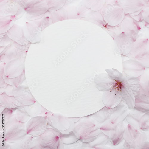 桜のテンプレート