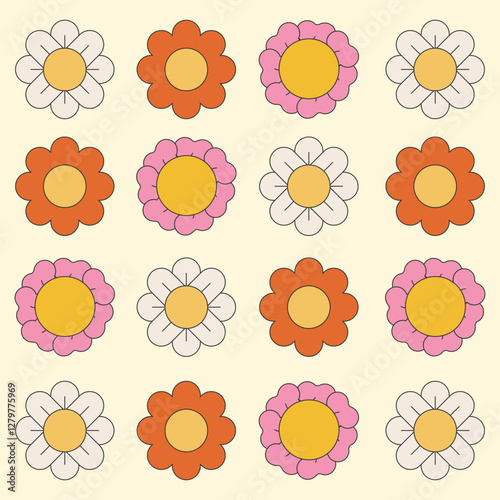hello Spring flat design, spring sale poster,