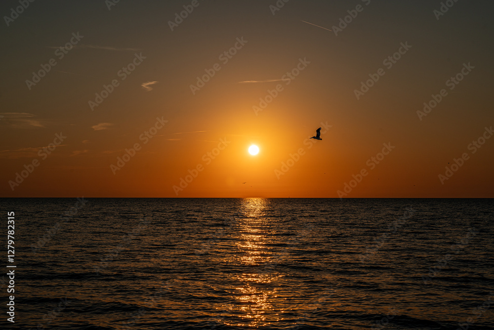 Fototapeta premium Sunset at Sea