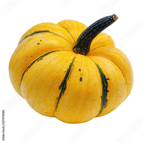 Sharp Image of a Photo Squash, Isolated on a White Background