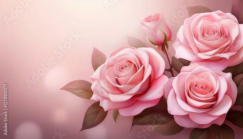 Hintergrund rosa Rosen