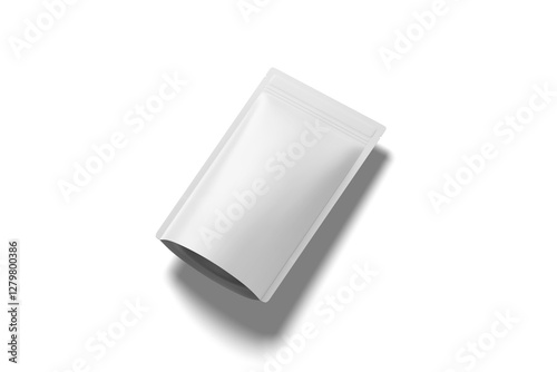 High Angle View of Coffee Pouch, , 3D Illustration