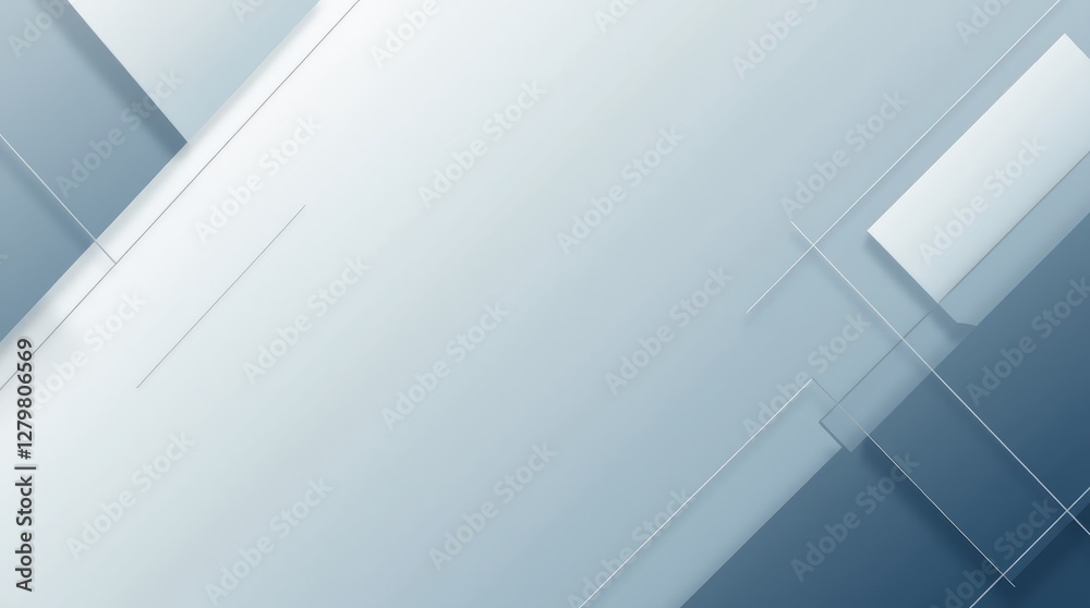 Fototapeta premium Fundo nas cores branco e azul, corporativo, abstrato, espaço para texto