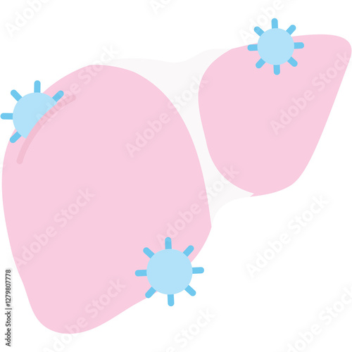 Hepatopathy Illustration photo