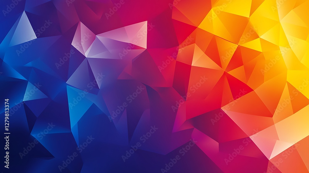 Fototapeta premium Abstract colorful geometric background