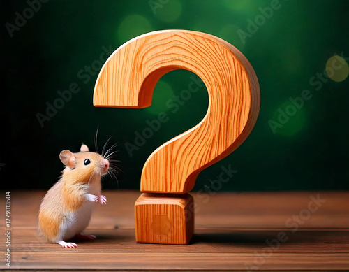 はてな、雑学、木製、謎、質問、クエスチョン、ハムスター　